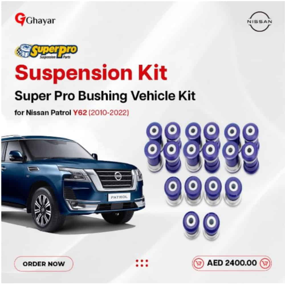 Suspension Kit Super Pro Bushing for Nissan Patrol Y62 2010-2022